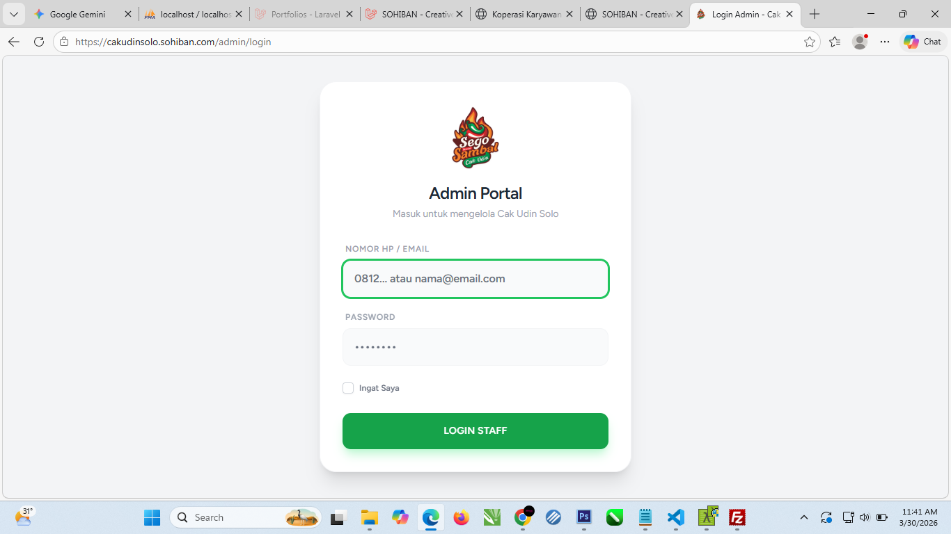 Screenshot POS full fitur